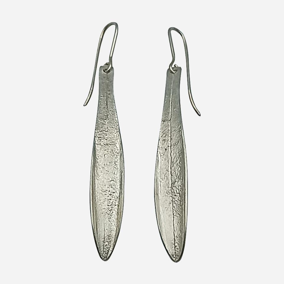 Silver earrings "Olives"