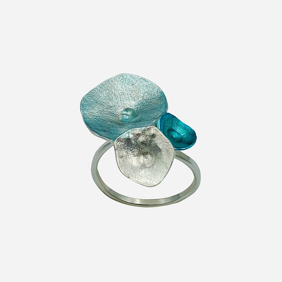 Silver ring "Turquoise"