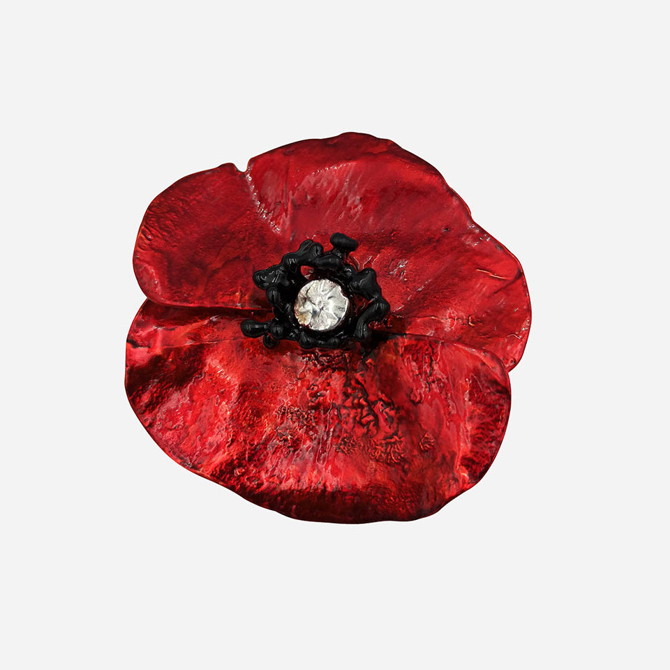 Silver ring "Poppies"